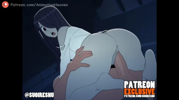 Порно-пародия “Звонок”: вместо страха и ужаса, Садако насаживается на хуй!