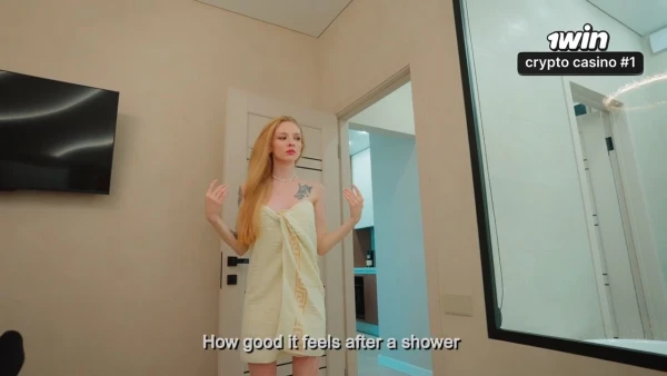 Не думал что так можно было... Зачем скандалить, если можно полотенце скинуть и сексом заняться?